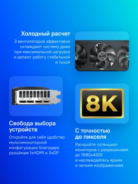 Видеокарта Gigabyte PCI-E 5.0  GV-N5070EAGLE OC-12GD 1.0