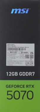 Видеокарта MSI PCI-E 5.0  RTX 5070 12G GAMING TRIO OC