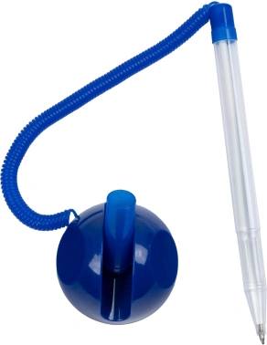 Ручка шариков. Silwerhof Eco синий d=0.7мм син. черн. индив. пак.ев. на подставке сменный стержень линия 0.5мм