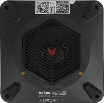 ПК Мини Chuwi AuBox Ryzen 7 8745HS (3.8) 32Gb SSD1Tb 780M Windows 11 Pro 2x2.5GbitEth WiFi BT 120W серебристый/черный