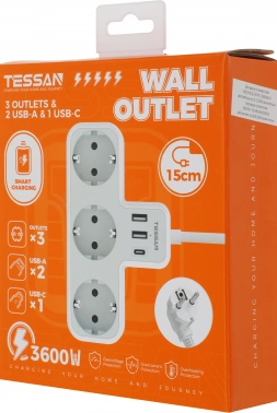 Сетевой фильтр Tessan TS-323X-C