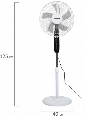 Вентилятор напольный Sonnen TF 45W-40-520