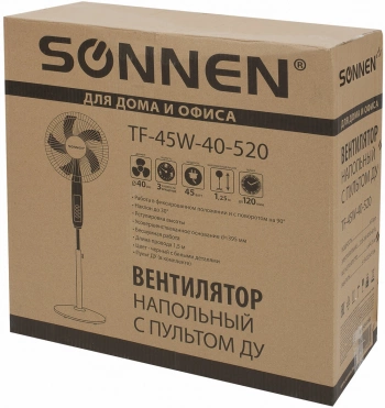 Вентилятор напольный Sonnen TF 45W-40-520