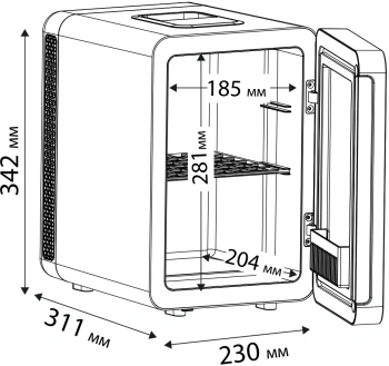 Холодильник Zugel ZCR101