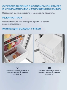 Холодильник Zugel ZRSSI540XB