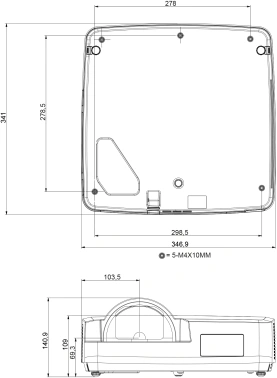 Проектор Cactus Bright CS-V1.WT