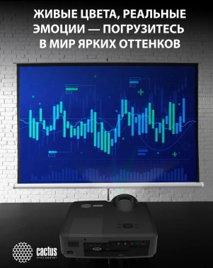 Проектор Cactus Bright CS-V2.B