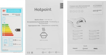 Духовой шкаф Электрический Hotpoint HETF 614 JH BL