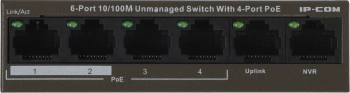 Коммутатор IP-Com  F1106P-4-63W