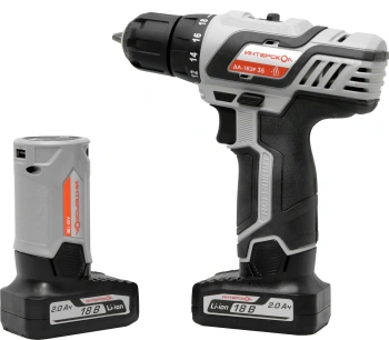 Дрель-шуруповерт Интерскол ДА-18ЭР+ подарок АЗУ-18В