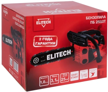 Бензопила Elitech  ПБ 2510Т (E1611.009.00)
