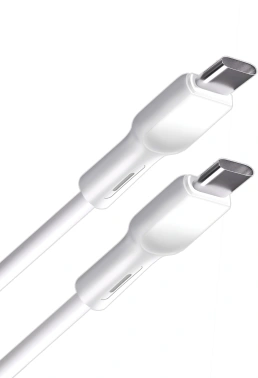 Кабель BoraSCO 52588 USB Type-C (m)-USB Type-C (m) 1м белый коробка