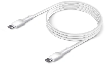 Кабель BoraSCO 52588 USB Type-C (m)-USB Type-C (m) 1м белый коробка