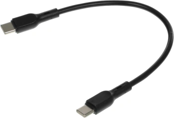 Кабель BoraSCO 52594 USB Type-C (m)-USB Type-C (m) 0.2м черный коробка