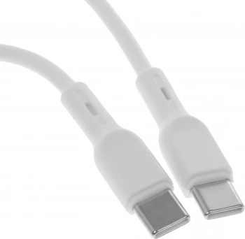 Кабель BoraSCO 52595 USB Type-C (m)-USB Type-C (m) 0.5м белый коробка