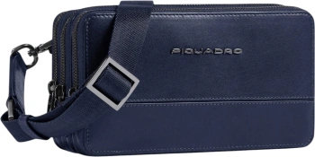 Клатч мужской Piquadro Philip AC2141W136R/BLU синий натур.кожа
