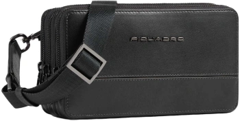 Клатч мужской Piquadro Philip AC2141W136R/N черный натур.кожа