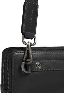 Клатч мужской Piquadro Philip AC2141W136R/N черный натур.кожа