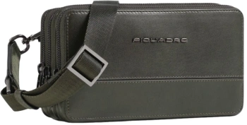Клатч мужской Piquadro Philip AC2141W136R/VE хаки натур.кожа