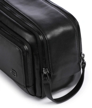 Косметичка Piquadro Philip BY6021W136/N черный натур.кожа