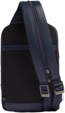 Рюкзак слинг мужской Piquadro Philip CA6790W136/BLU синий кожа