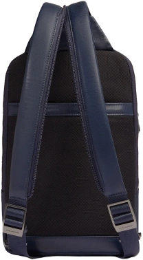 Рюкзак слинг мужской Piquadro Philip CA6790W136/BLU синий кожа