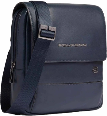 Сумка мужская Piquadro Philip CA6791W136/BLU синяя натур.кожа