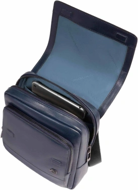 Сумка мужская Piquadro Philip CA6791W136/BLU синяя натур.кожа