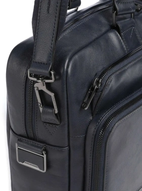 Деловая сумка мужская Piquadro Philip CA6793W136/BLU с отделением для ноутбука 15.6
