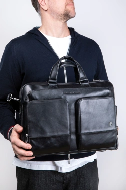 Деловая сумка мужская Piquadro Philip CA6793W136/N с отделением для ноутбука 15.6
