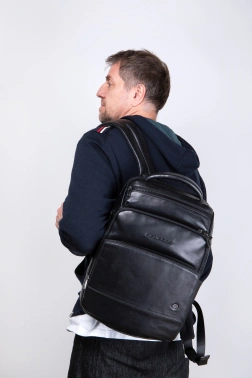 Рюкзак мужской Piquadro Philip CA6796W136/N черный кожа