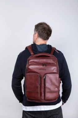 Рюкзак Piquadro Philip CA6798W136BM/M коричневый кожа