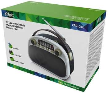 Радиоприемник портативный Ritmix RPR-040