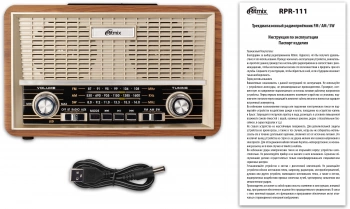 Радиоприемник настольный Ritmix RPR-111