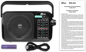 Радиоприемник портативный Ritmix RPR-303