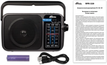 Радиоприемник портативный Ritmix RPR-320
