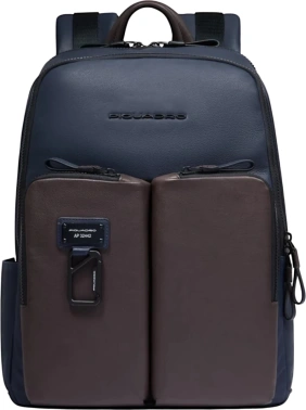 Рюкзак Piquadro Harper CA3869AP/BLUTM синий/коричневый кожа