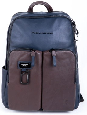 Рюкзак Piquadro Harper CA3869AP/BLUTM синий/коричневый кожа