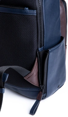 Рюкзак Piquadro Harper CA3869AP/BLUTM синий/коричневый кожа