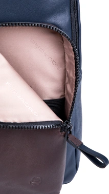 Рюкзак Piquadro Harper CA3869AP/BLUTM синий/коричневый кожа