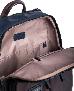 Рюкзак Piquadro Harper CA3869AP/BLUTM синий/коричневый кожа
