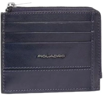 Чехол для кредитных карт Piquadro Philip PP4822W136R/BLU синий натур.кожа