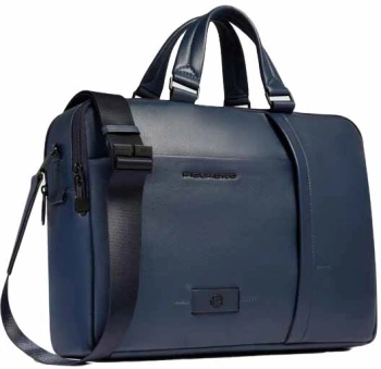 Деловая сумка мужская Piquadro Russel CA6026W137/BLU с отделением для ноутбука 15.6