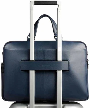 Деловая сумка мужская Piquadro Russel CA6026W137/BLU с отделением для ноутбука 15.6