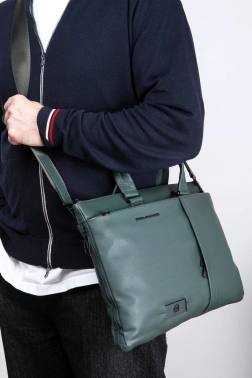Деловая сумка мужская Piquadro Russel CA4021W137/VE с отделением для ноутбука 15.6