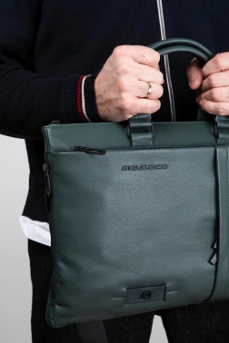 Деловая сумка мужская Piquadro Russel CA4021W137/VE с отделением для ноутбука 15.6