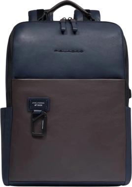 Рюкзак Piquadro Harper CA4818AP/BLUTM синий/коричневый кожа