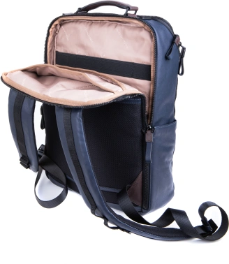 Рюкзак Piquadro Harper CA4818AP/BLUTM синий/коричневый кожа