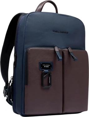 Рюкзак Piquadro Harper CA6311AP/BLUTM синий/коричневый кожа