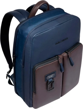 Рюкзак Piquadro Harper CA6311AP/BLUTM синий/коричневый кожа